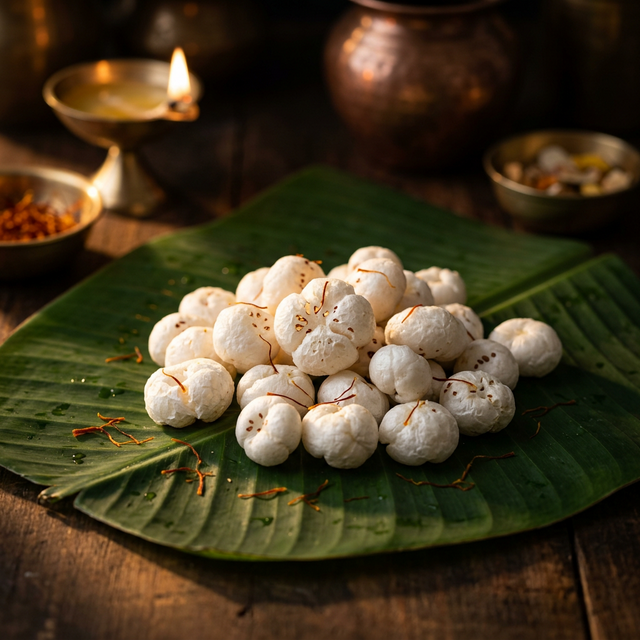 Prasadam Makhana — pure natural roasted foxnuts in offering style